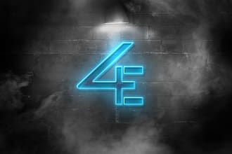 design dj , music , band and typogrphy logo