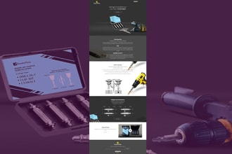 design stunning landing page in elementor divi builder