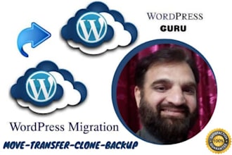 clone, move, migrate or transfer wordpress website to the new host