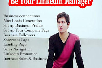 be your linkedin marketing manager