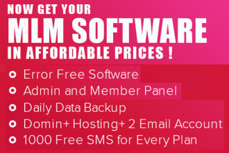 providing you with all types of MLM software services