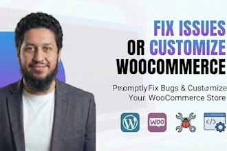fix issues or customize woocommerce store