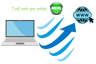 make your website online on any hosting