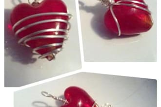 send you one of these handmade heart pendents