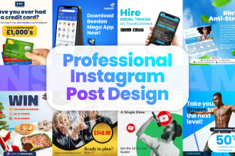 design professional and modern instagram post