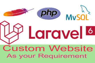 fix, install and develop PHP laravel websites