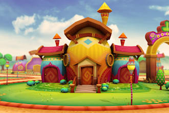 do any 3d background modeling