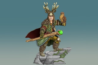 illustrate dungeons and dragons characters