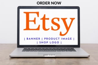 design etsy store banner and etsy store logo