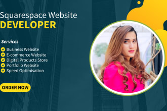 design responsive speed optimised squarespace website