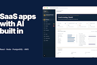 build your saas web app with ai features