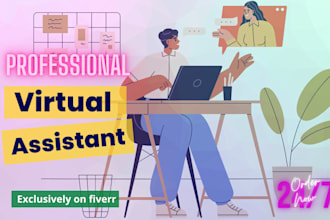 work on any virtual assisting and typing job