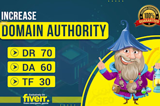 increase domain rating DR ahrefs domain authority moz da tf