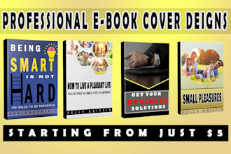 design e book and book covers professionally