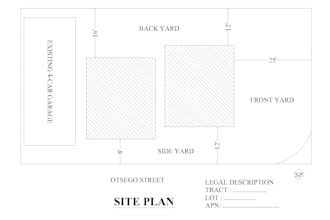 create a site plan for your property permit approval
