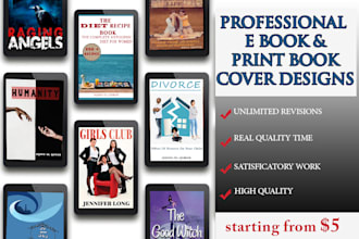 design e book and book covers professionally and efficiently