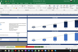 build a financial forecast, financial projections, or profit and loss, cashflow