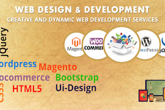 create a responsive wordpress woo commerce and customize website
