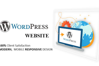 setup, customize wordpress website design and fix error