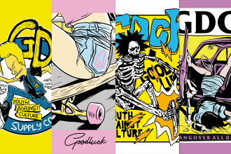 do fun colorful tshirt artwork design for streetwear brand