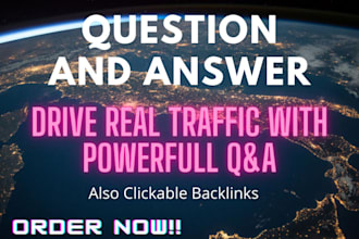handle real traffic with powerful question and answer