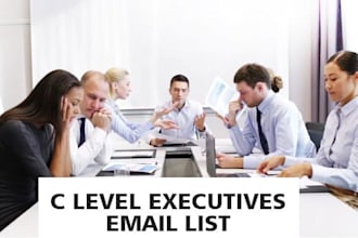collect c level executive email lists