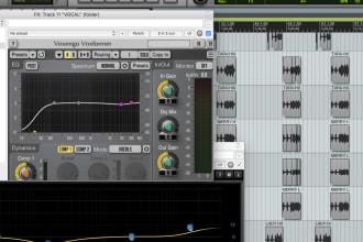 mix your vocals to a backing track