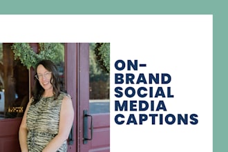 write your social media captions