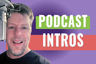produce an awesome podcast intro  close bumper or transition