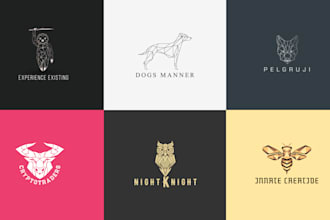 design clever geometric animal logo