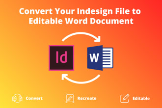 convert indesign file to microsoft word file