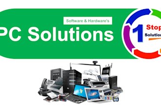solve your any computer  hardware and software issues