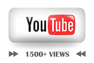 give You Verified 1500Youtube +10 likes VIEWS from Real PeopleNo Bots or Proxies