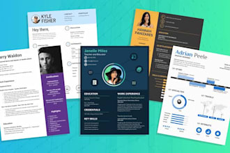 create a professional resume and cover letter
