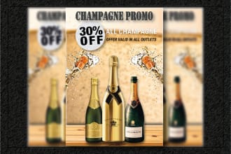 design business and promotional flyer