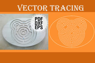 provide you a clean and error free vector for cnc machine