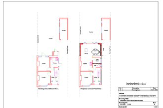 create home extension drawings for UK planning applications