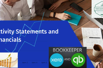 prepare your activity statements and financial reports