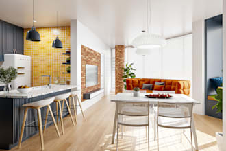 design and render interior, exterior by 3dmax