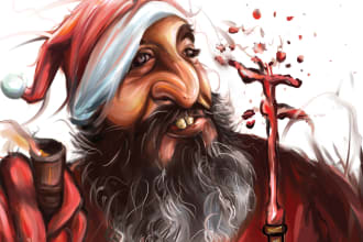 create digital caricature, cartoons, portraits,weeding couples