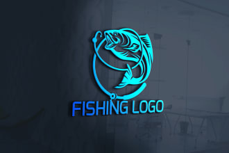 design fishing and hunting logo for you