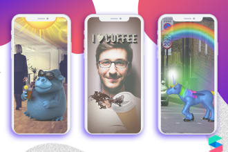 create industry standard instagram ar filter camera effect