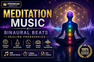 create exclusive meditation music and binaural beats