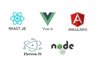 create web application with nodejs, vuejs, reactjs, angular