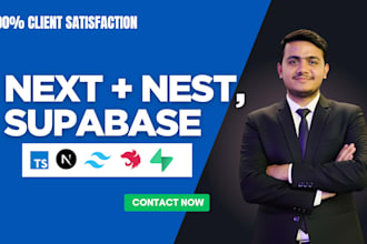 develop a full stack web app using next js nest js prisma
