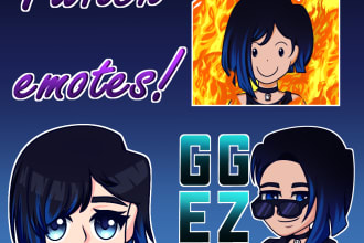 create emotes and badges for twitch