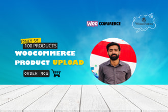 do woocommerce product upload and wordpress data entry