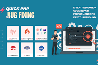 debug, fix, and optimize PHP applications and frameworks