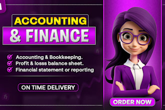 do accounting and finance, excel project, financial analysis report