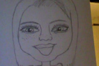 draw a caricature of you or someone else